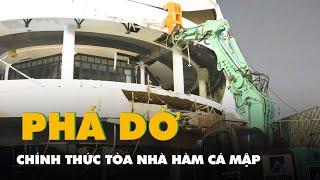 Tòa nhà Hàm cá mập ở Hà Nội chính thức được phá dỡ