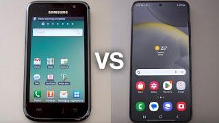 Samsung Galaxy S1 vs S24 UIs - 14 years apart!