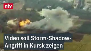 Auch ATACMS im Einsatz: Video soll Storm-Shadow-Angriff in Kursk zeigen | ntv