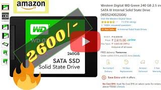 Western Digital WD Green 240 GB 2.5 inch Rs-2600 Only Hurry!!