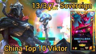 Viktor China Server Top 1 Wild Rift High Elo Tier Gameplay, Builds & Runes