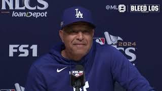 Dodgers Postseason: Dave Roberts discusses NLCS Game 1 vs Mets, rotation, bullpen, injury updates