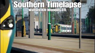 TSW5 Class 377/2 Southern Timelapse Watford JCN-Wembley CTL