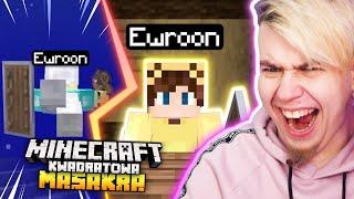 ZEMSTA NA EWRONIE... Minecraft Kwadratowa Masakra #2