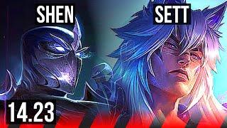 SHEN vs SETT (TOP) | Rank 9 Shen, 800+ games | KR Challenger | 14.23