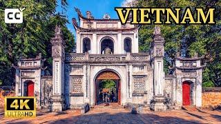 EXPLORING Hanoi's MOST FAMOUS Temple in 4K! Temple of Literature With Captions