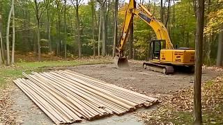 Couple Builds OFF-GRID CABIN in the FOREST | Start to Finish by @OffgridwithJayandJen