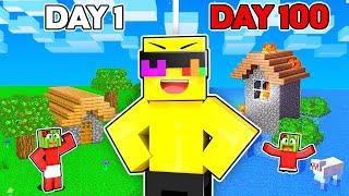 100 Days Of PRANKING In Minecraft!