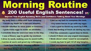 Morning Routine in English: 200 Useful English Sentences!