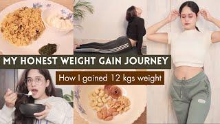 My Full Weight Gain Journey  Diet Plan & Exercises Gain weight in a healthy way |Anukriti Lamaniya