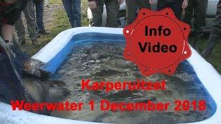 Info Video Karperuitzet Weerwater 1 december 2018