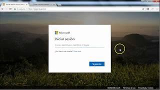 Iniciar sesión hotmail
