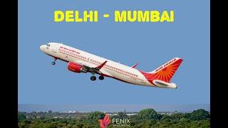 FENIX A320-Sharklets | IndiGo from New Delhi/VIDP to Mumbai/VABB | VATSIM