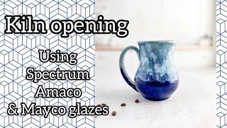 Kiln opening from July 13, 2024. Sharing combinations using the new floating glazes by spectrum!