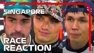 Drivers' Reaction After the Race | 2024 Singapore Grand Prix