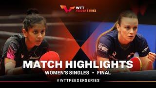 Sreeja Akula vs Sarah De Nutte | WS Final | WTT Feeder Beirut 2024