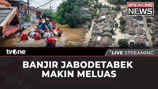 [BREAKING NEWS] Banjir Lumpuhkan Aktivitas Warga di Jabodetabek | tvOne