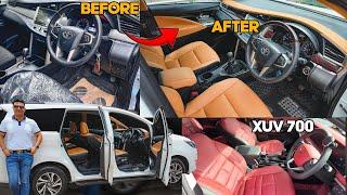 INNOVA CRYSTA & XUV 700 w Super Luxurious INTERIOR WORK | CHAMPAGNE GOLD MODIFICATION |  9321811482