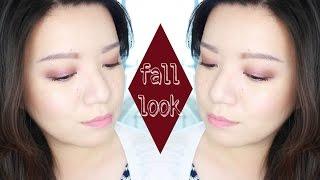 Janine Fang | Burgundy Fall Makeup Look 酒紅色秋天妝容教學