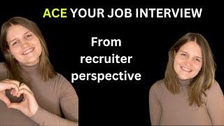 How to Ace a Job Interview : Crucial Tips #recruitment #motivation