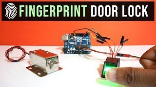 Fingerprint Door Lock system using Arduino | FPM10A fingerprint module