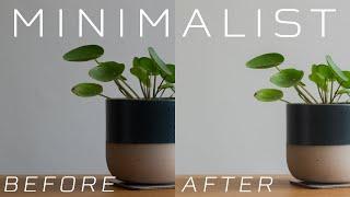 How I Edit a Minimalist Style in Lightroom