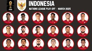 INDONESIA Official Squad  March 2025 | FIFA World Cup 2026 Qualifiers | gtbkaphansports