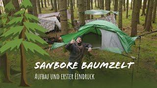 Schlafen in den Bäumen // Aufbau und erster Einblick ins Sanbore Baumzelt