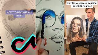 Over 30 Minutes of the CRAZIEST Art TikToks!