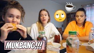 "late night" mukbang Sidni ja Lauraga :-)