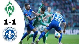 Werder Bremen VS Darmstadt 98 1-1 Highlights | Bundesliga 2023/2024