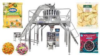 Multi-functional Vegetable Salad Fruit Vertical Pouch Weighing Packaging Machine