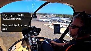 Helicopter Landing at Williamtown Air Force Base, Newcastle, NSW