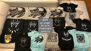 DIY BLACK PANTHER TOPS