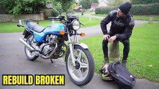 MY REBUILT HONDA CB250 SUPER DREAM IS BROKEN