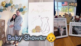 vlog) TEMU BABY SHOWER HAULㅣWinnie the PoohㅣInternational coupleㅣPregnancy