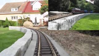 Rundfahrt auf Peters Gartenbahn