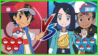 Pokémon Battle Pedia: Ash Vs Liko and Roy