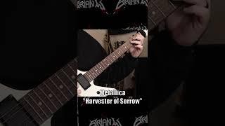 Metallica - "Harvester of Sorrow" #shorts #metallica #guitar #metal #andjusticeforall #guitarcover