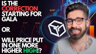 GALA GAMES PRICE PREDICTION 2024IS THE CORRECTION STARTING FOR GALA!?WATCH FOR THIS