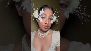 #makeuptutorial #avantgarde #beadedfashion #lace #applique #bridal #makeup #foryou #yt #browngirl