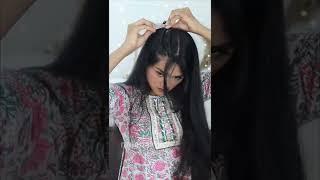 hairstyle for ethnic wear️️