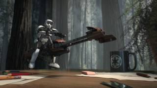 Scout Trooper and Speeder Bike - LEGO Star Wars - 75532 Product Animation