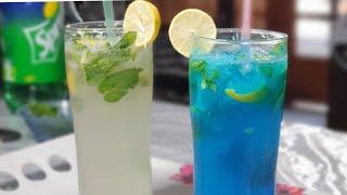 Best mint mojito and blue Curacao lemonade drink in 5 minutes/Summer refreshing drinks