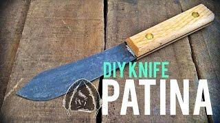 DIY KNIFE PATINA!! TUTORIAL