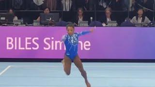 Simone Biles (USA) stumbles on Floor (Funny ) All-around GOLD  - World Championships 2023