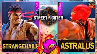 SF6 Strangehail8 (RYU) VS Astralus (MARISA)Street Fighter 6スト64K 60ᶠᵖˢ