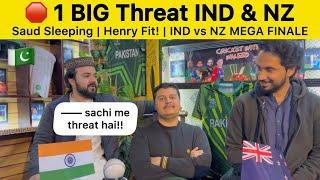 1 BIG Threat for IND & NZ Champions Trophy Final | Pakistan Reaction on IND vs NZ