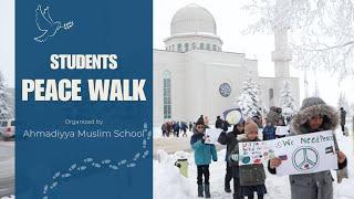 Canadian Children take part in Peace Walk