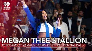 Megan Thee Stallion Performs At Kamala Harris' First Presidential Rally | Fast Facts